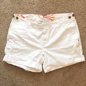 Tommy Hilfiger White Summer Shorts Woman Sz 14